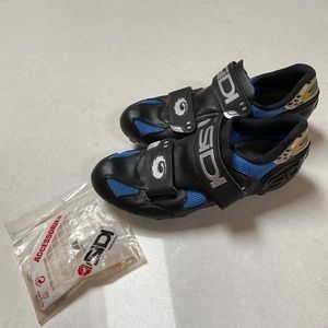 SIDI bike cycling black velcro spin shoes Size 38 (US 6)